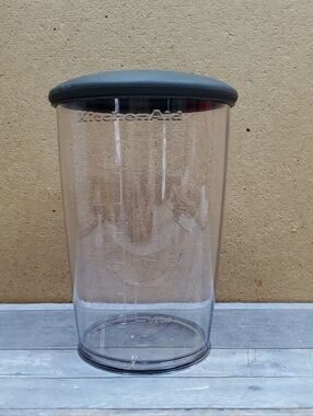 KitchenAid Clear Storage Jar with Dark Gray Lid